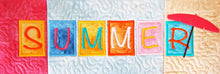 Load image into Gallery viewer, Summer Pillow - Summer Time - Embroidery  USB Version