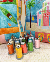 Load image into Gallery viewer, Vacation Time Pillow Machine Embroidery USB