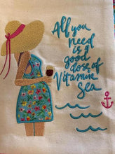 Load image into Gallery viewer, Vitamin Sea Embroidery Design - CD