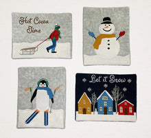 Load image into Gallery viewer, Winter Mug Rug - Vol III Embroidery USB