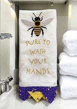 Load image into Gallery viewer, 🐝 Bee Sure to Wash Your Hands - Instand Download Embroidery Design
