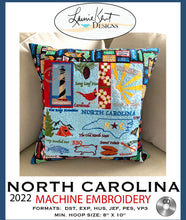 Load image into Gallery viewer, North Carolina Machine Embroidery CD
