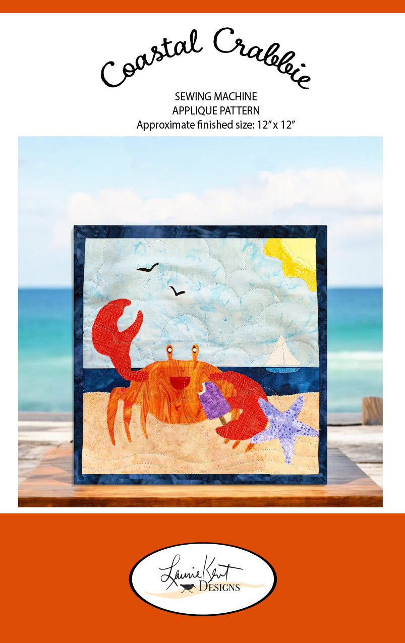 Coastal Crabbie - Sewing Applique Pattern