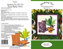 Load image into Gallery viewer, Gardening Fun - Sewing Applique Pattern
