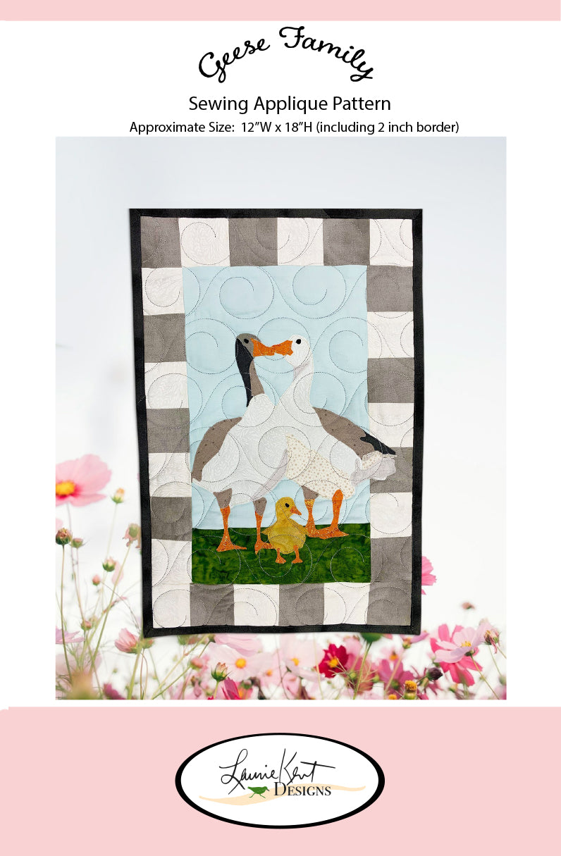 Geese Family - Sewing Applique Pattern