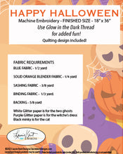 Load image into Gallery viewer, Happy Halloween Embroidery Design Files USB
