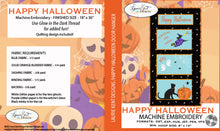 Load image into Gallery viewer, Happy Halloween Embroidery Design CD File
