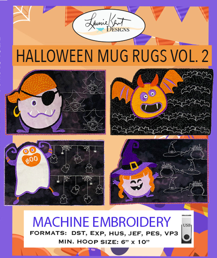 Halloween Mug Rugs Vol II
