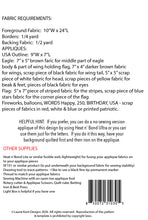 Load image into Gallery viewer, ⭐Happy Birthday America – 250th Birthday Sewing Appliqué Pattern (Wall Hanging)
