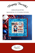 Load image into Gallery viewer, 🎇 Happy 4th! Sewing Appliqué Pattern – Laurie Kent Designs
