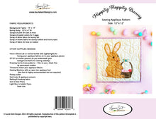 Load image into Gallery viewer, Hippity Hoppity Bunny - Sewing Applique Pattern
