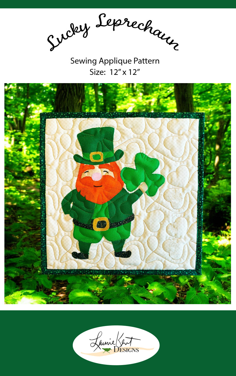 Lucky Leprechaun - Sewing Applique Pattern