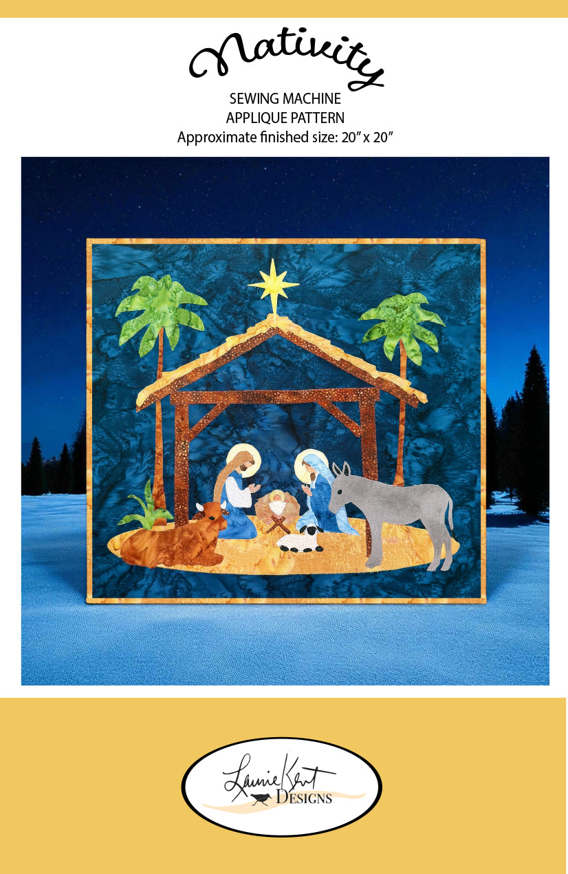 Nativity - Sewing Machine Applique Pattern