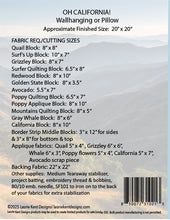 Load image into Gallery viewer, Oh California Embroidery Design
