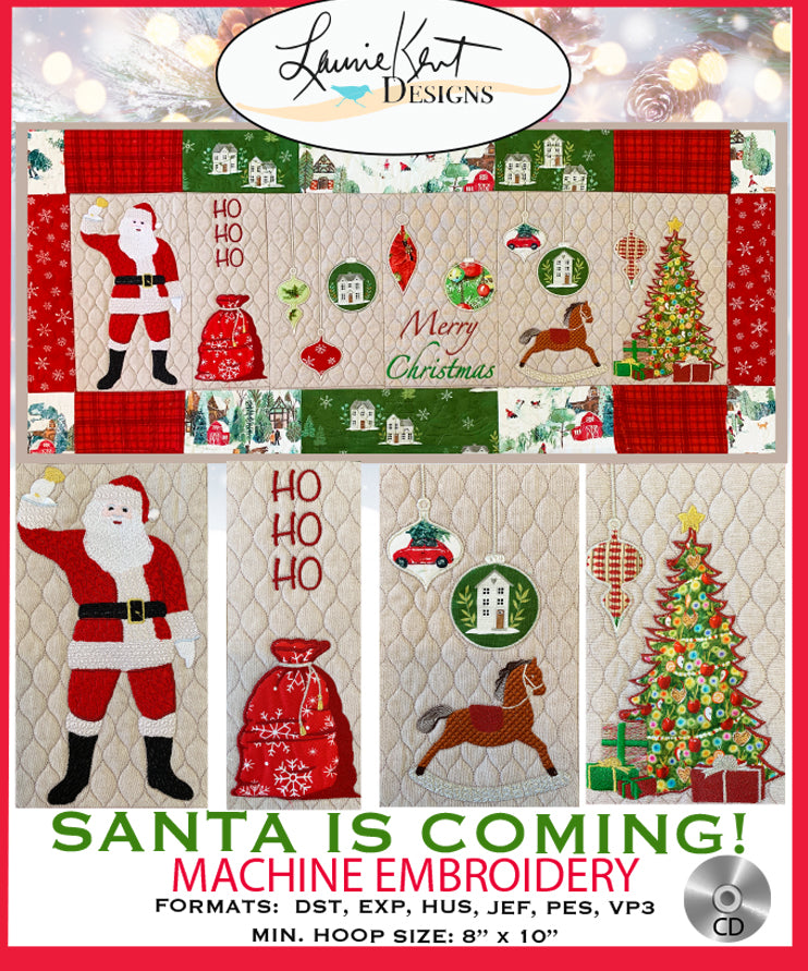 Santa Claus is Coming! - Embroidery CD