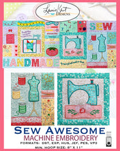 Load image into Gallery viewer, Sew Awesome Embroidery Bench Pillow File CD - $10.00 OFF!
