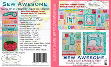 Load image into Gallery viewer, Sew Awesome Embroidery Bench PIllow - File USB = $10.00 OFF

