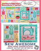 Load image into Gallery viewer, Sew Awesome Embroidery Bench Pillow File CD - $10.00 OFF!
