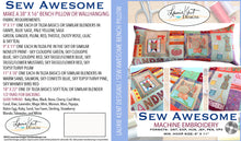 Load image into Gallery viewer, Sew Awesome Embroidery Bench Pillow File CD
