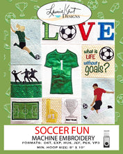 Load image into Gallery viewer, Soccer Fun- Machine Embroidery - USB
