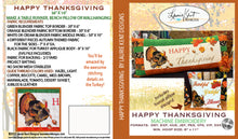 Load image into Gallery viewer, Happy Thanksgiving Bench Pillow - CD
