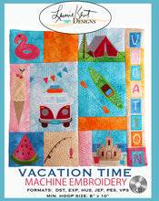 Load image into Gallery viewer, Vacation Time Pillow Machine Embroidery CD
