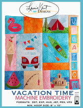 Load image into Gallery viewer, Vacation Time Pillow Machine Embroidery USB
