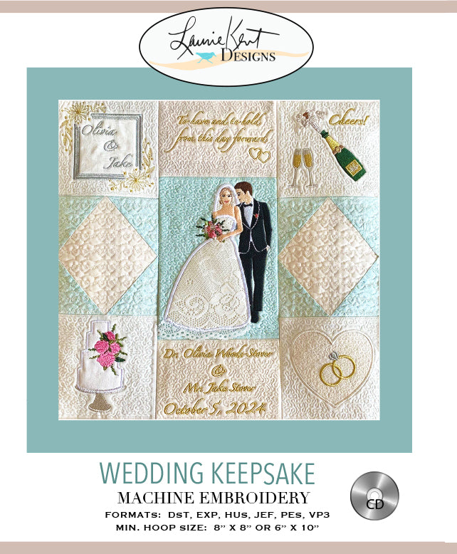 Wedding Keepsake Wall Hanging - CD Version