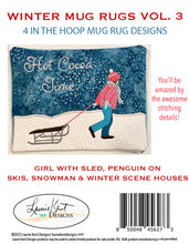 Load image into Gallery viewer, Winter Mug Rugs -  Vol III Embroidery CD

