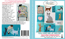 Load image into Gallery viewer, &quot;You Had Me at Meow&quot; Machine Embroidery USB

