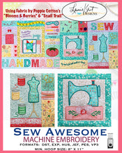 Load image into Gallery viewer, Sew Awesome Embroidery Bench PIllow - File USB = $10.00 OFF
