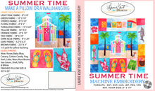 Load image into Gallery viewer, Summer Pillow - Summer Time -  Embroidery CD Version
