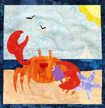 Load image into Gallery viewer, Coastal Crabbie - Sewing Applique Pattern
