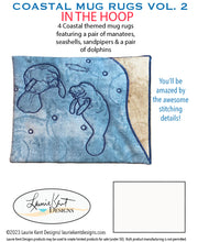 Load image into Gallery viewer, Coastal Mug Rugs Volume II Embroidery CD
