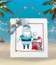 Load image into Gallery viewer, Santa Claus &amp; His Sack of Toys Machine Embroidery Download TWO files 8 x 8 &amp; 9.5 x 9.5 sizes
