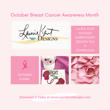 Load image into Gallery viewer, Fight Like a Girl Embroidery Instant DOWNLOAD File

