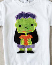 Load image into Gallery viewer, 🎃 Lil Frankie Machine Embroidery Design - Instant Download File
