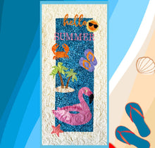 Load image into Gallery viewer, 🌴 Hello Summertime! Appliqué Sewing Pattern – Laurie Kent Designs
