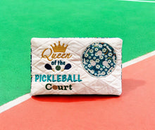 Load image into Gallery viewer, Pickleball Mug Rug &quot;Queen of the Court&quot; - Download File
