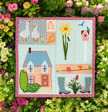 Load image into Gallery viewer, Spring Time Mini Quilt/Wall Hanging - PLUS 2 Bonus Mug Rug Designs
