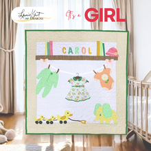 Load image into Gallery viewer, Sweet Baby Girl - Sewing Applique Pattern
