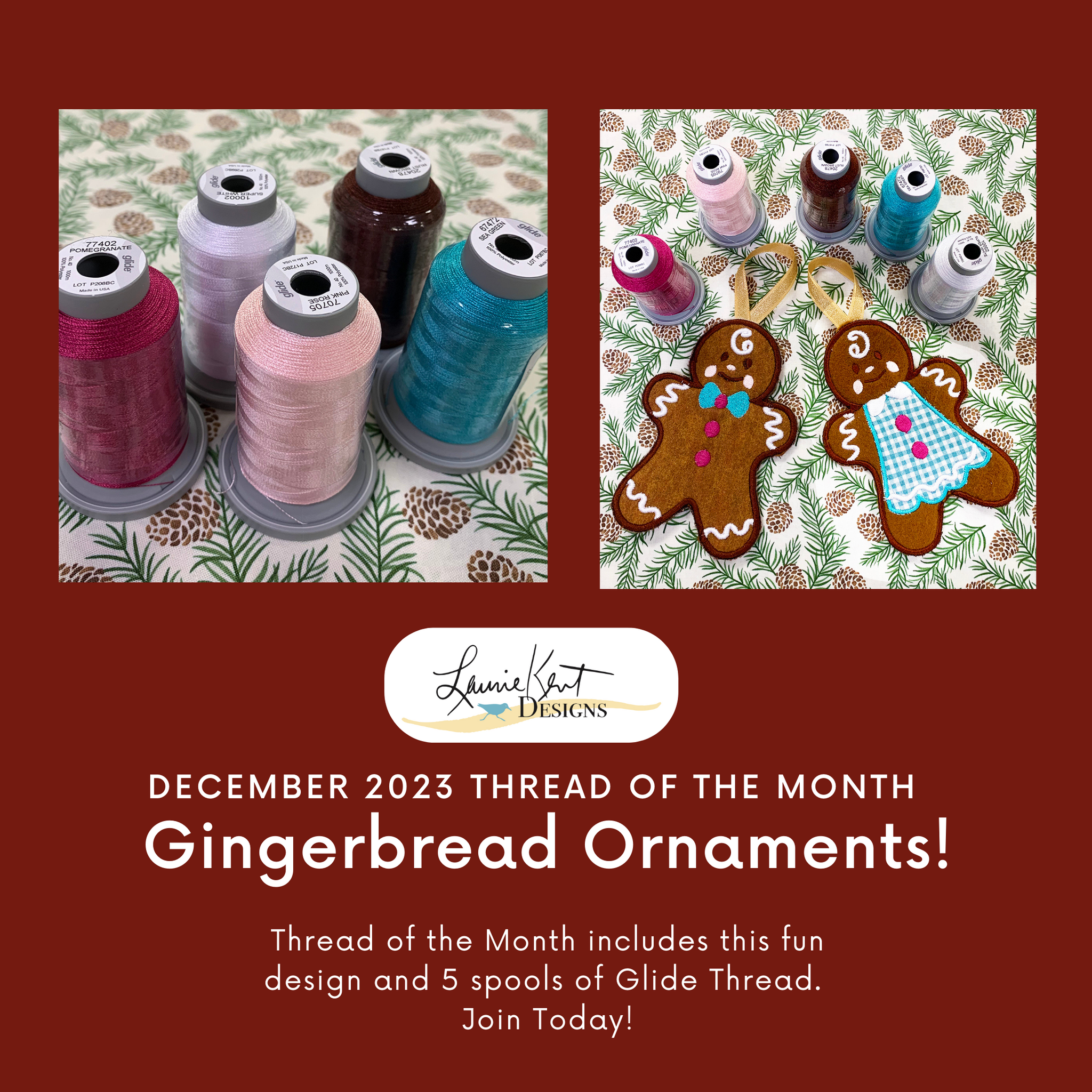 Thread of the Month Club – Laurie Kent Designs