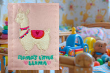 Load image into Gallery viewer, Mama&#39;s Little Llama - FREE Embroidery Design Download
