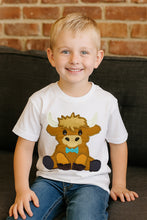 Load image into Gallery viewer, 🐮 Baby Highland Cow – ITH Instant - Embroidery Download 🧵
