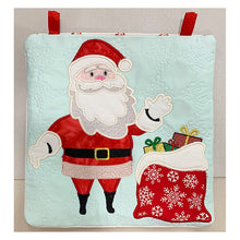 Load image into Gallery viewer, Santa Claus &amp; His Sack of Toys Machine Embroidery Download TWO files 8 x 8 &amp; 9.5 x 9.5 sizes
