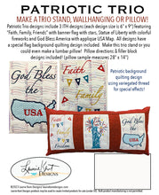 Load image into Gallery viewer, Patriotic Trio Machine Embroidery CD
