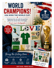 Load image into Gallery viewer, ⚽️ Soccer Fun- Machine Embroidery - USB = 25% OFF! ⚽️
