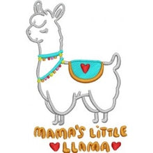 Load image into Gallery viewer, Mama&#39;s Little Llama - FREE Embroidery Design Download
