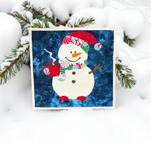 Load image into Gallery viewer, Winter Cozy Snowman - Instant Download Sewing Design
