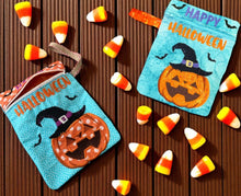 Load image into Gallery viewer, Pumpkin Treat Bag - ITH  Embroidery Design - Instant Download
